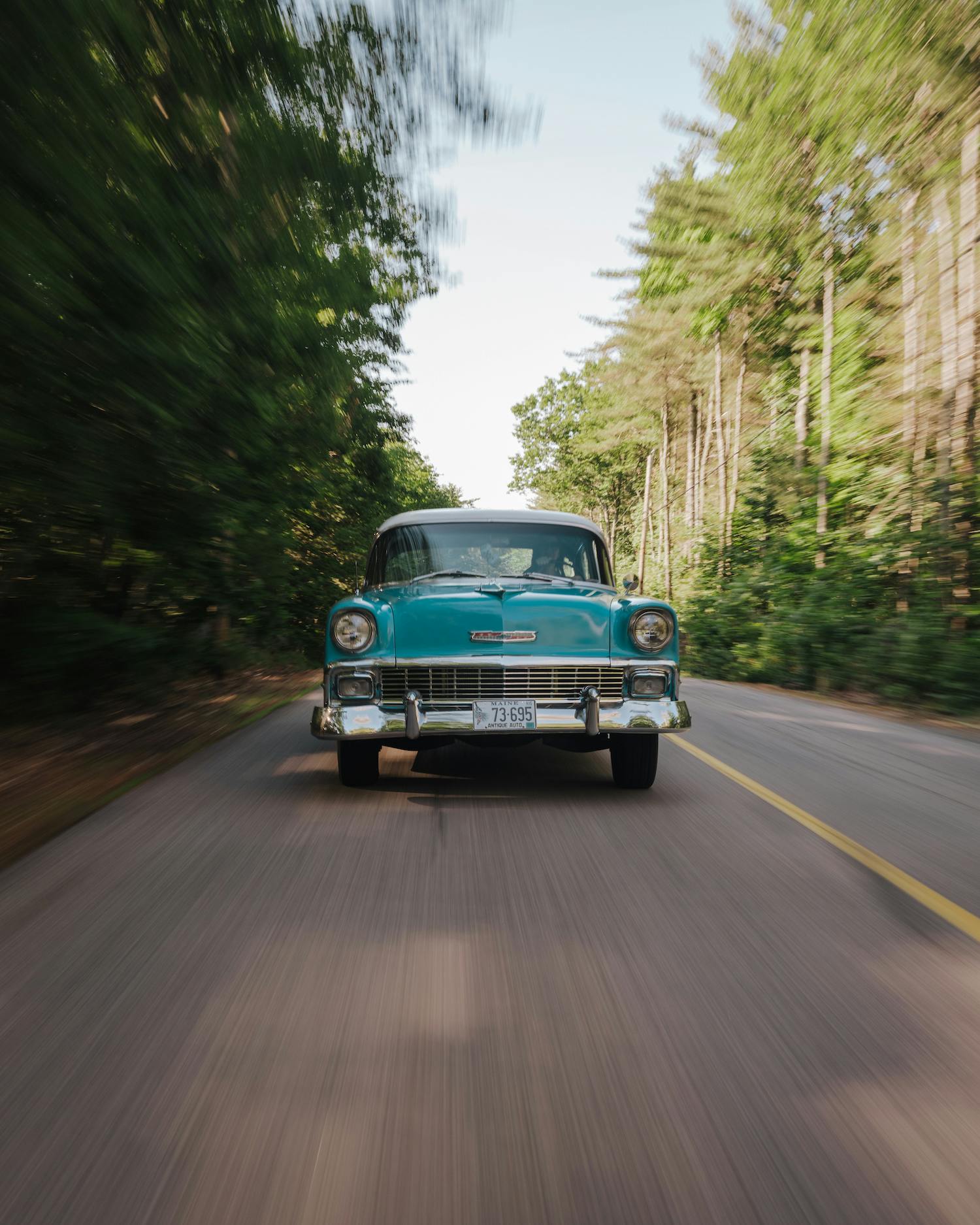 1956 Bel Air Sedan driving action front