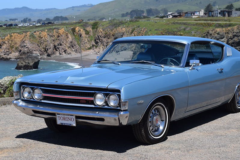 1969 Ford Torino front three-quarter