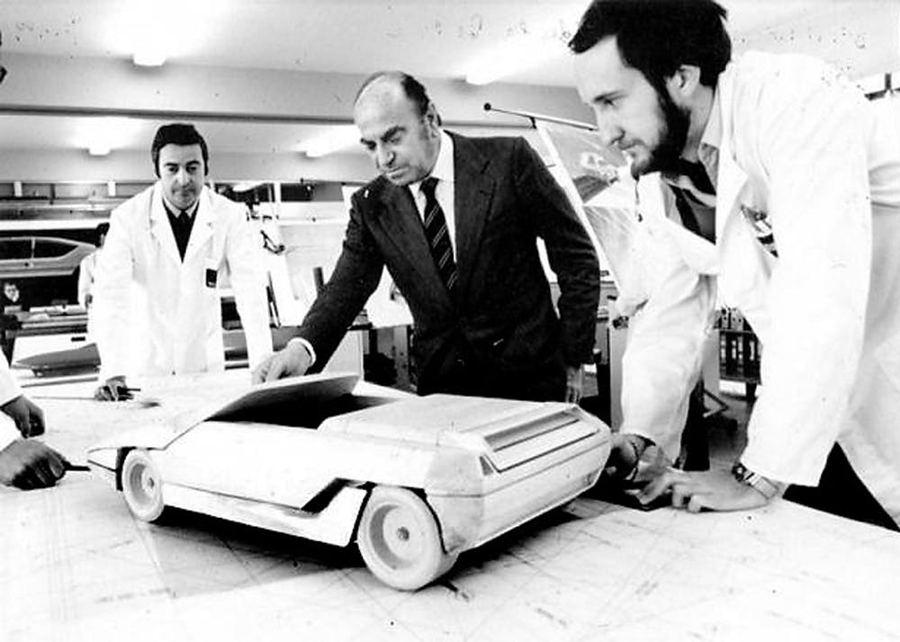 Nuccio Bertone and car designers