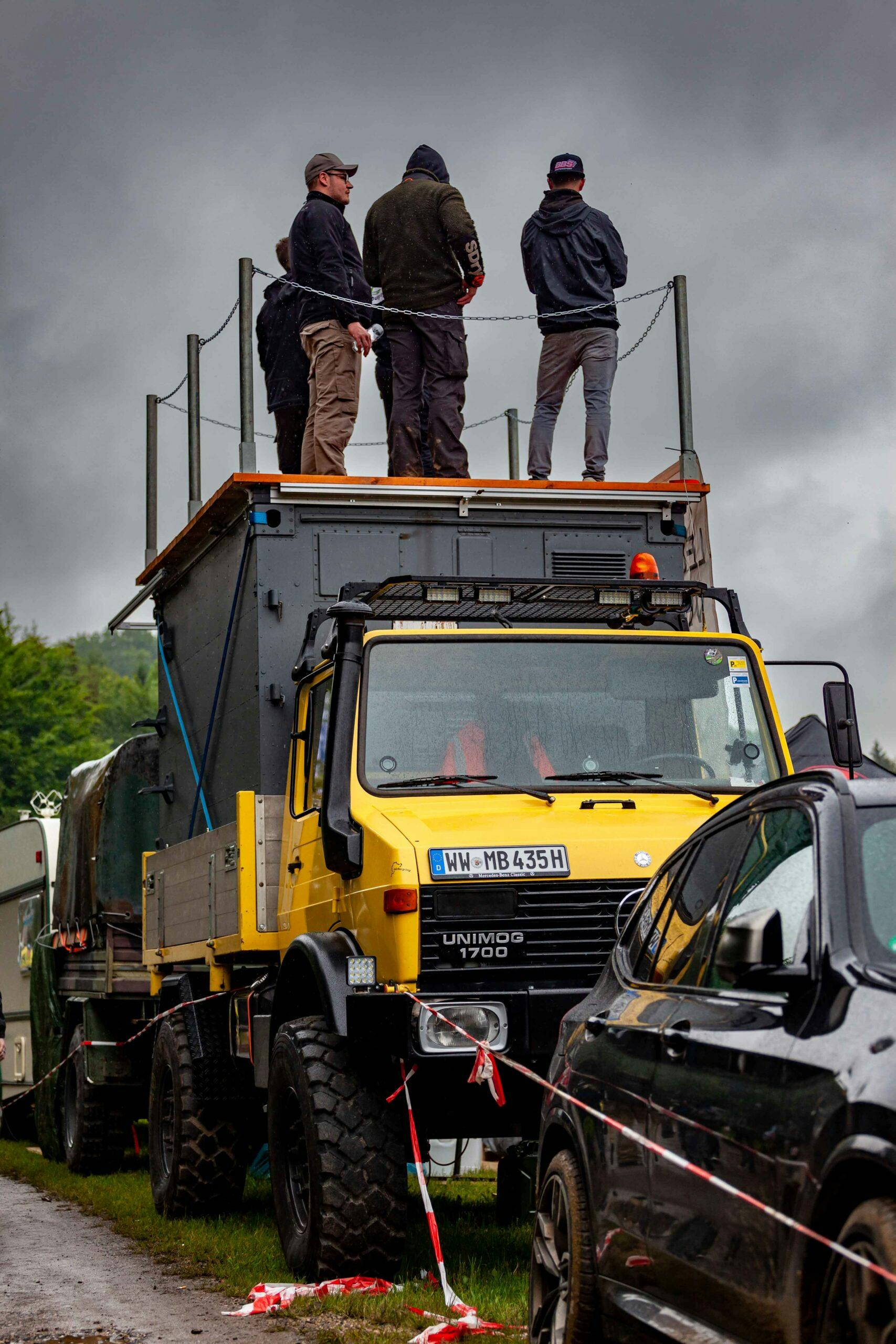 2024 Nürburgring 24 Hours camping unimog platform