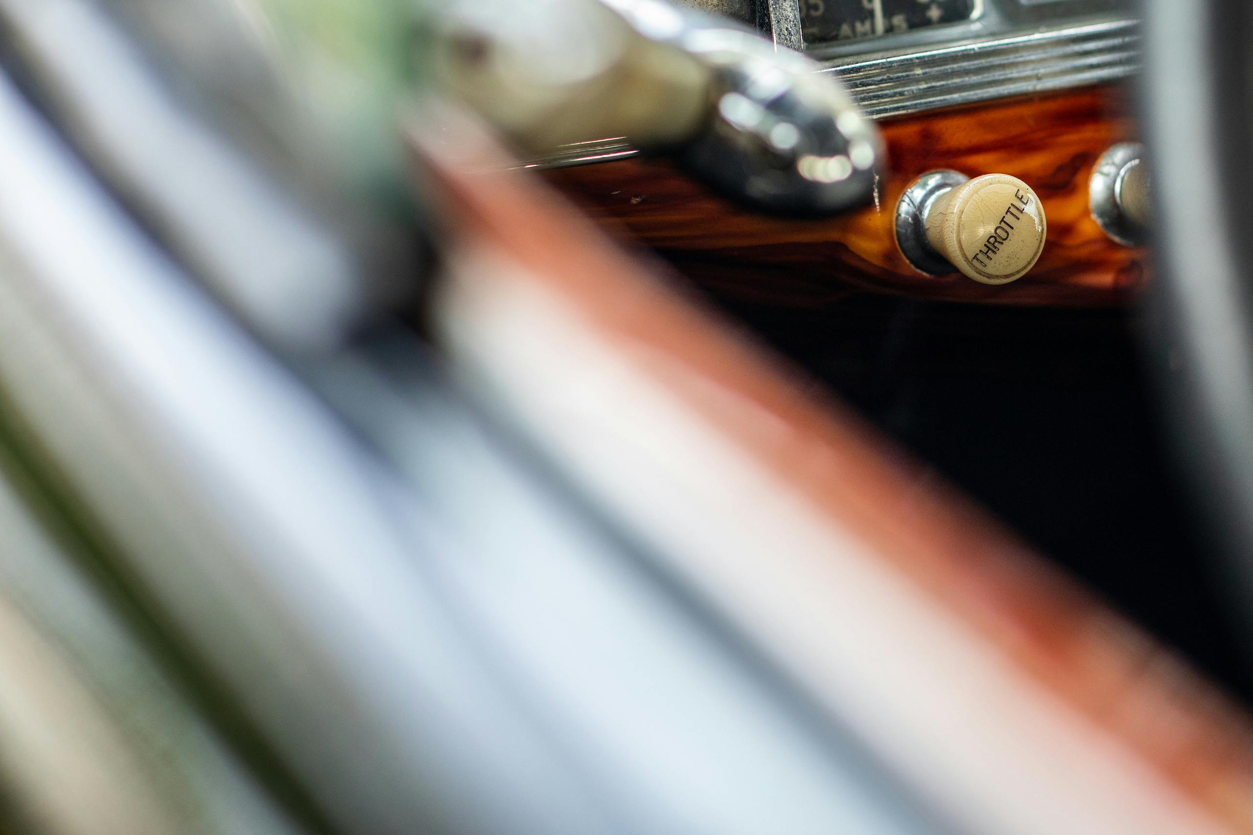 1947 Plymouth throttle button