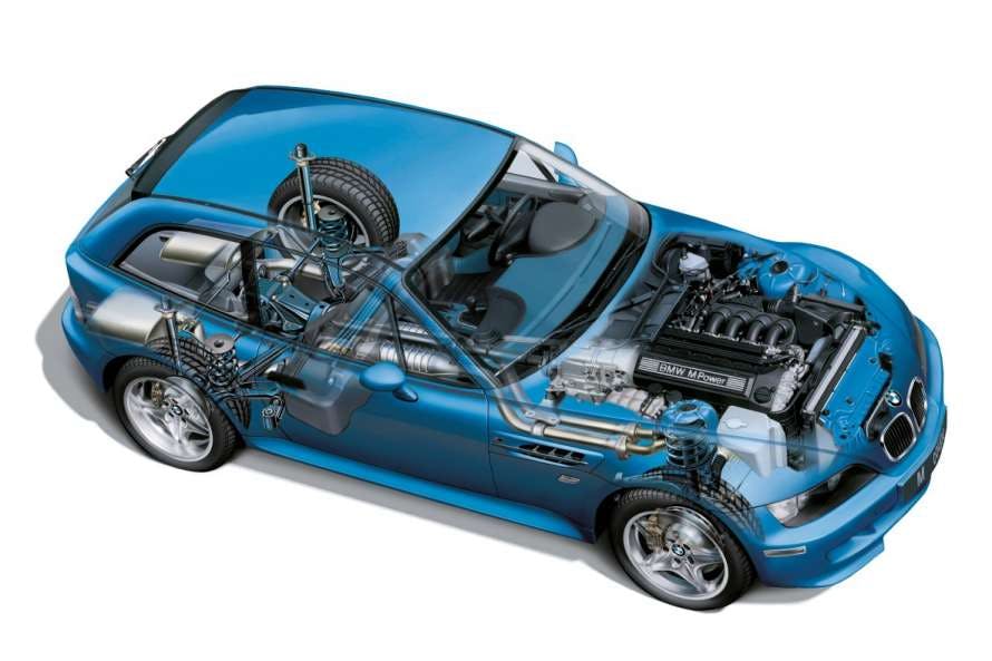 bmw z3m cutaway