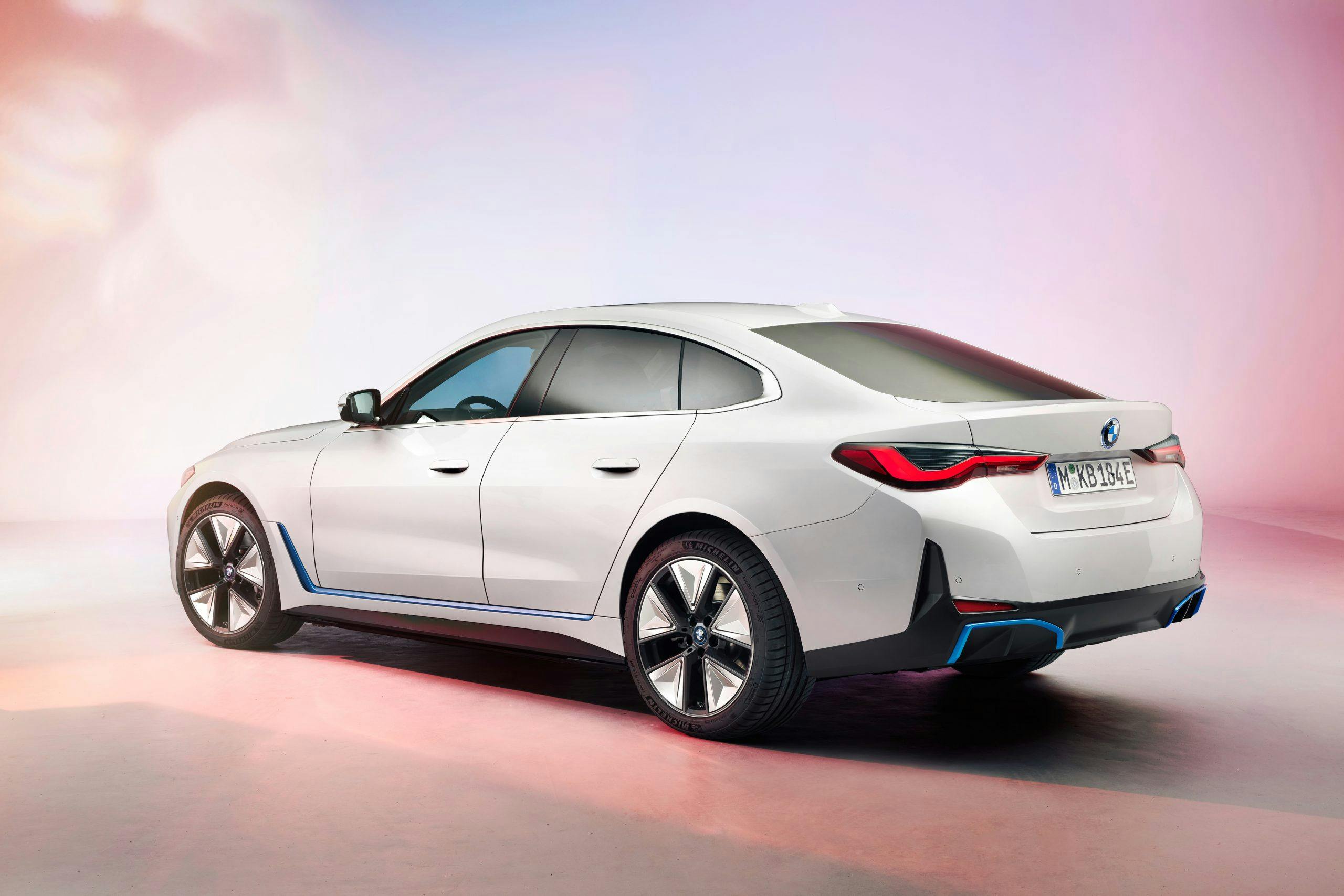 BMW i4 rear three-quarter