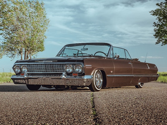 A classic custom cruiser convertible.