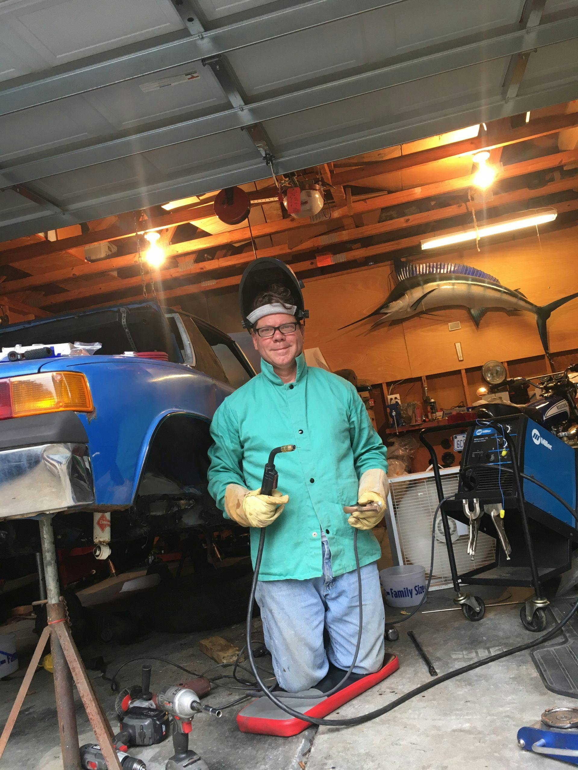 Porsche 914 welding