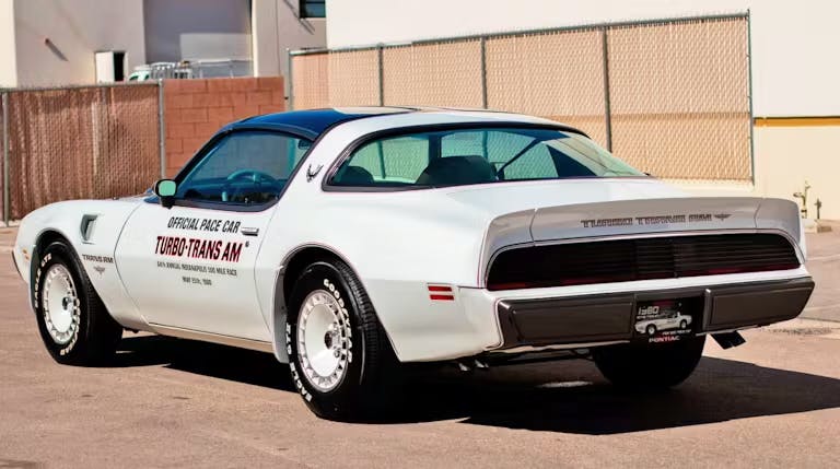 1980 Pontiac Firebird Turbo Trans Am Pace Car