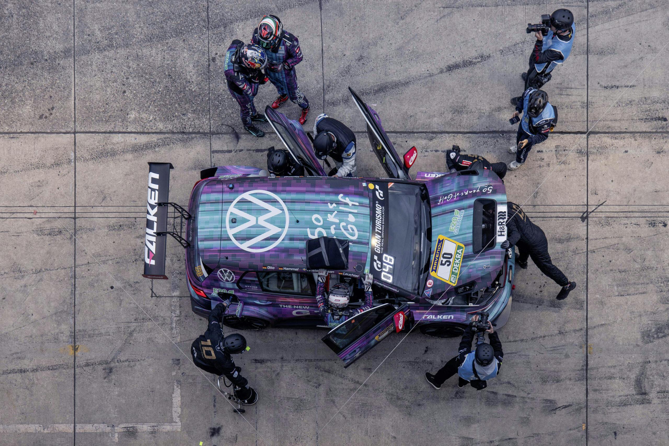 VW 24h Nürburgring 2024 overhead